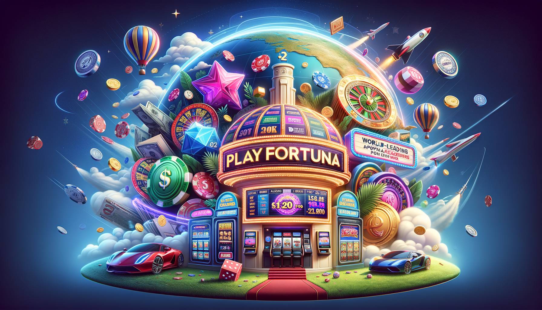 Популярные провайдеры слотов в Playfortuna